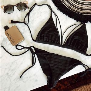 Beach Riot Black Bikini set